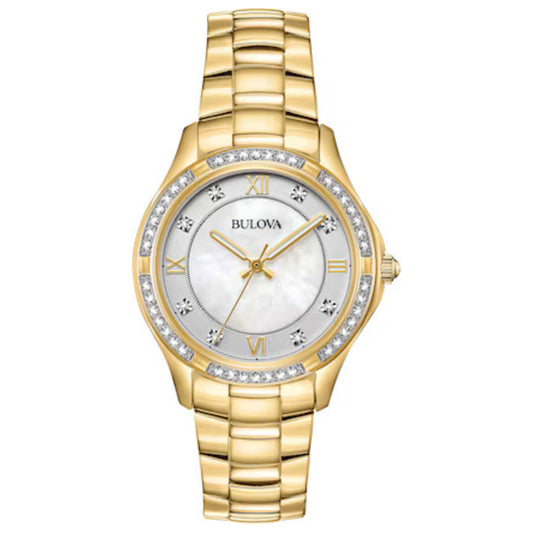 Front view of Bulova Classic Women's Quartz Watch 98L256