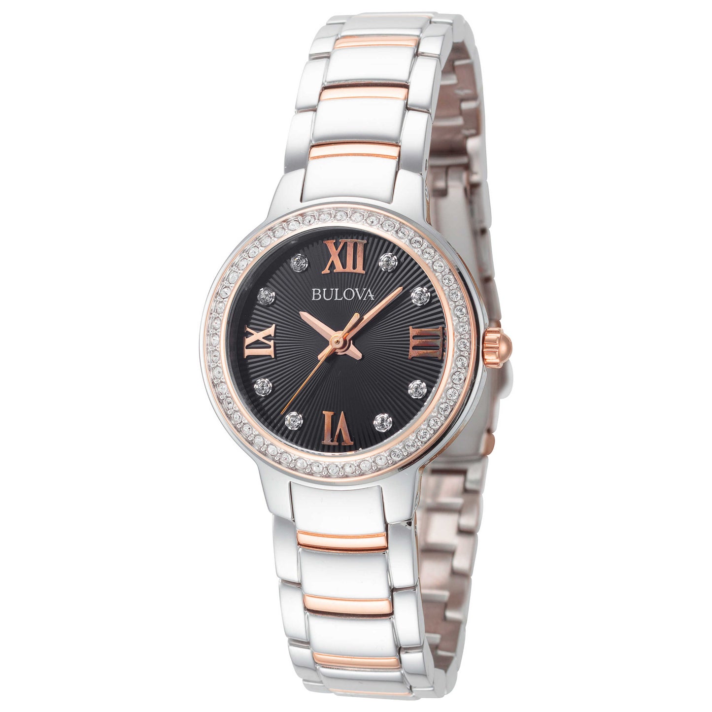 Front view of Bulova Classic Women's Quartz Watch 98L272