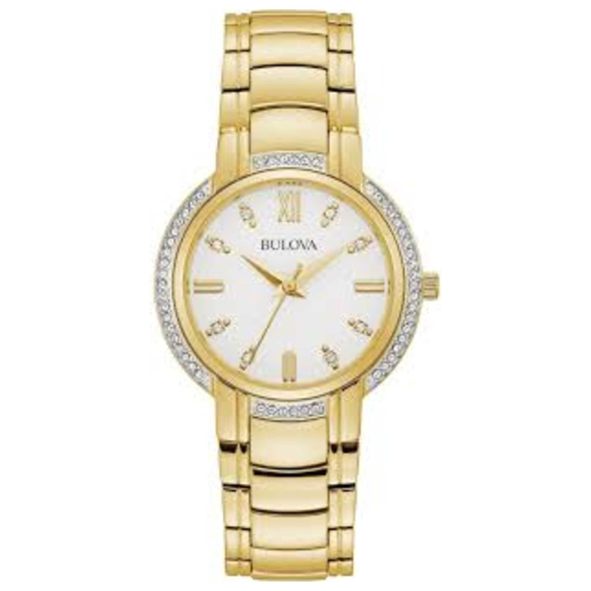 Front view of Bulova Classic Women's Quartz Watch 98L280