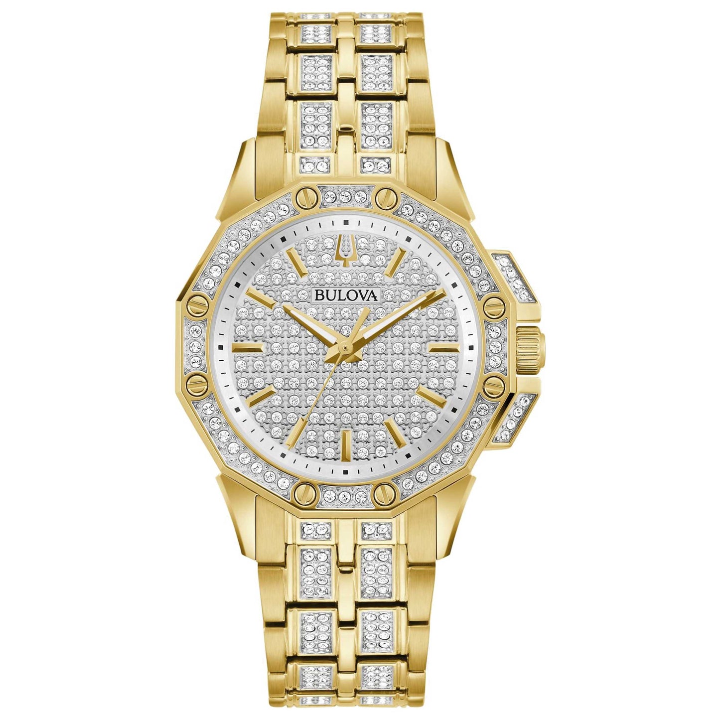 Front view of Bulova Octava Women's Quartz Watch 98L302
