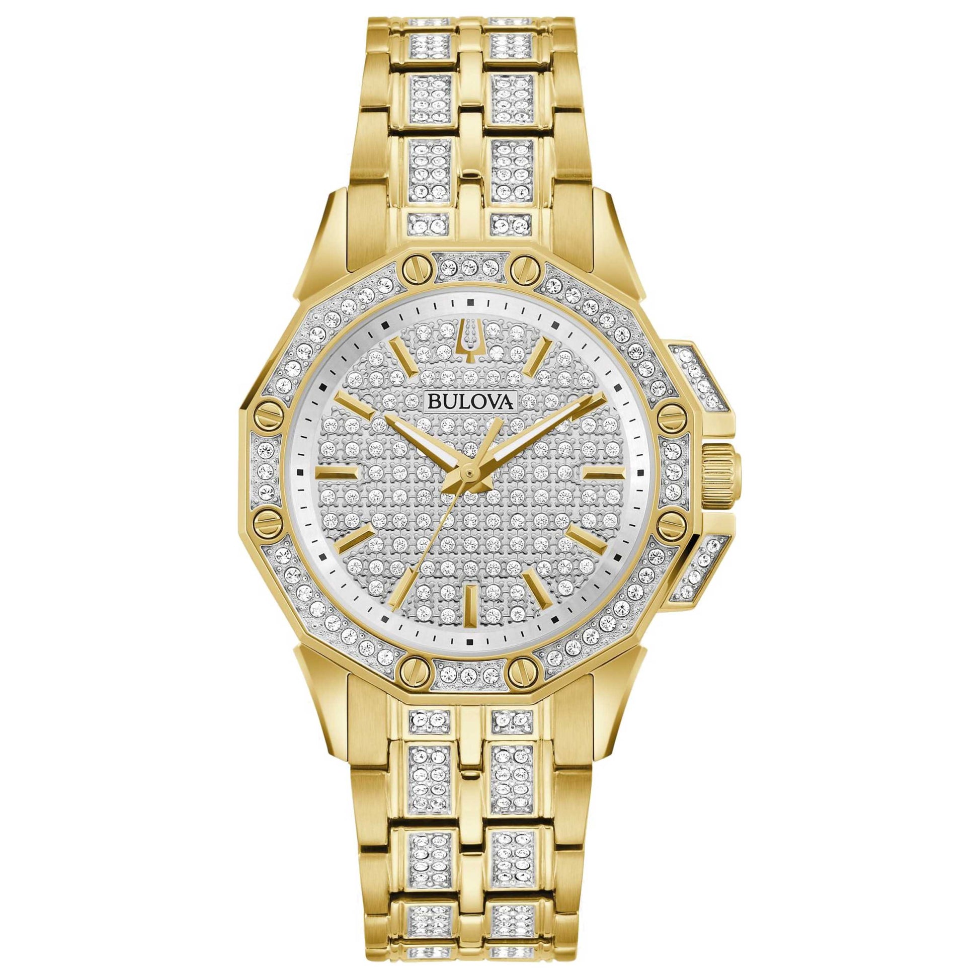 Front view of Bulova Octava Women's Quartz Watch 98L302
