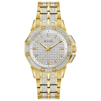 Front view of Bulova Octava Women's Quartz Watch 98L302