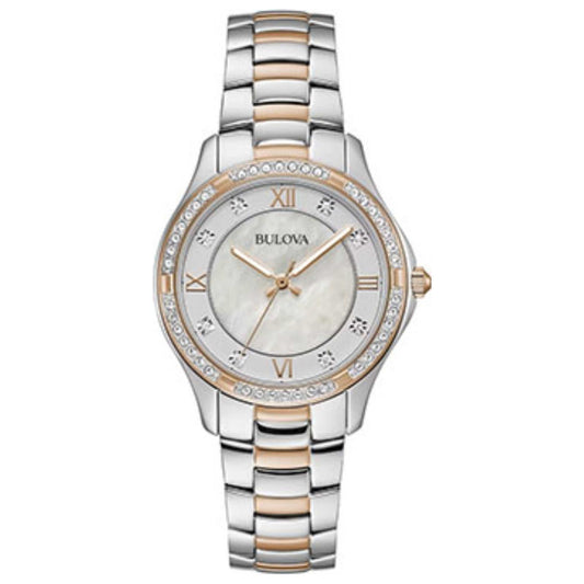 Front view of Bulova Classic Women's Quartz Watch 98L304