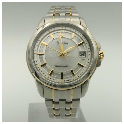 Front view of Bulova Precisionist Women's Japanese Quartz (Battery-Powered) Watch 98M112-PO