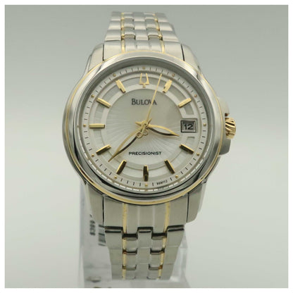 Front view of Bulova Precisionist Women's Japanese Quartz (Battery-Powered) Watch 98M112-SDV