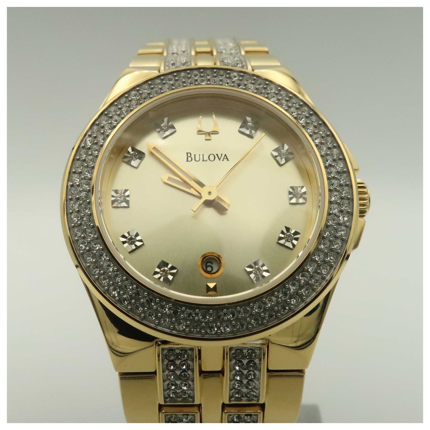 Bulova Crystal Women's Japanese Quartz (Battery-Powered) Watch 98M114-PO - Image #5
