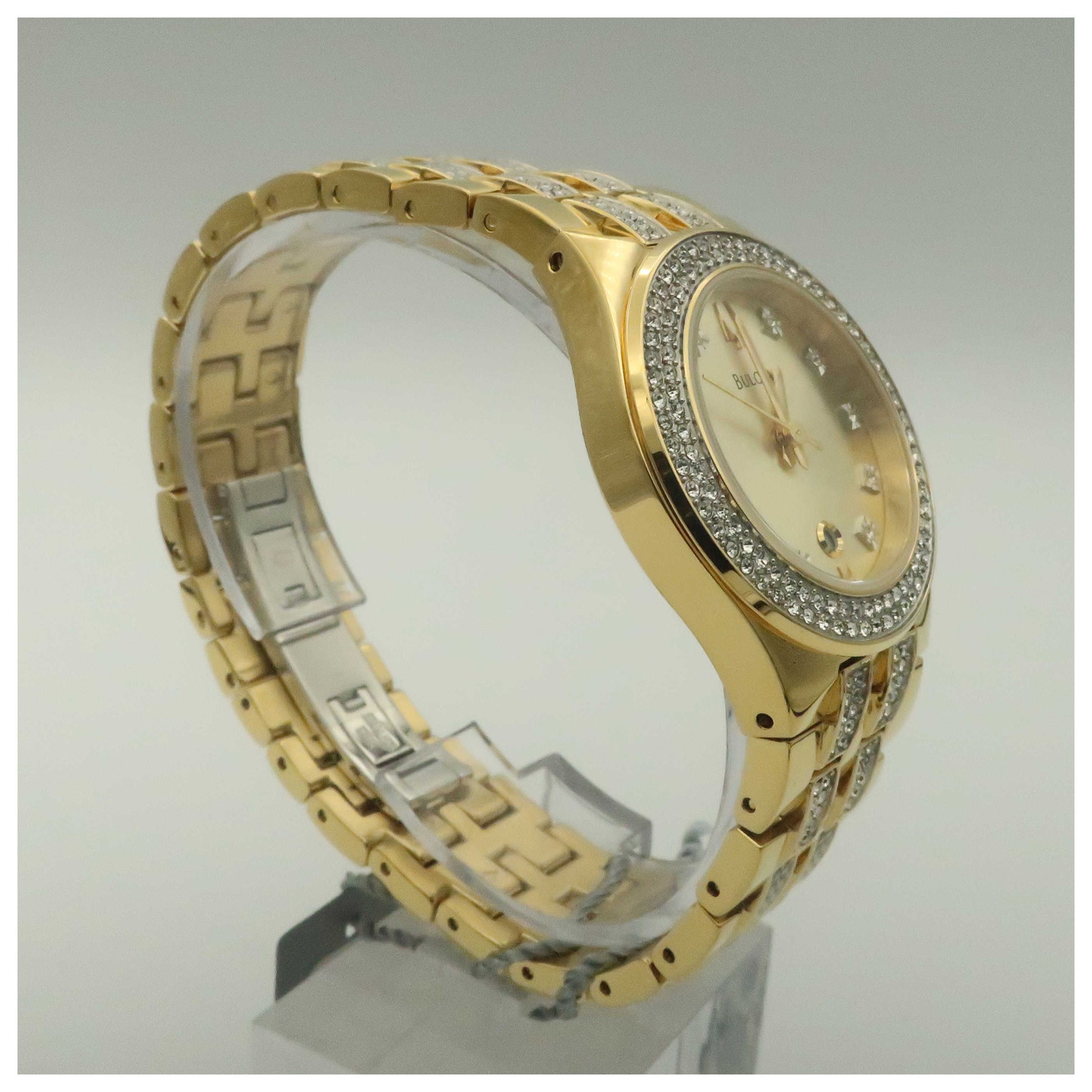 Bulova Crystal Women's Japanese Quartz (Battery-Powered) Watch 98M114-SD - Image #3