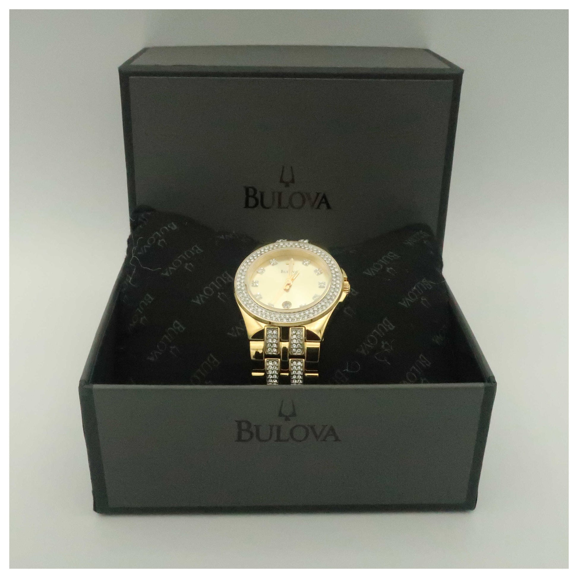 Bulova Crystal Women's Japanese Quartz (Battery-Powered) Watch 98M114-SD - Image #6
