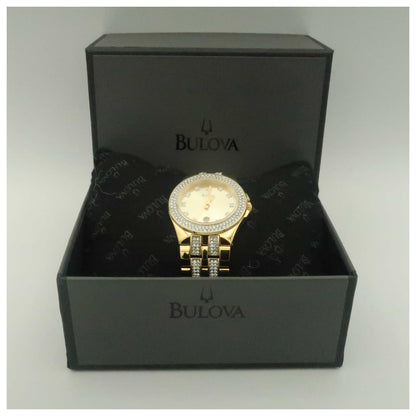 Bulova Crystal Women's Japanese Quartz (Battery-Powered) Watch 98M114-SD - Image #6
