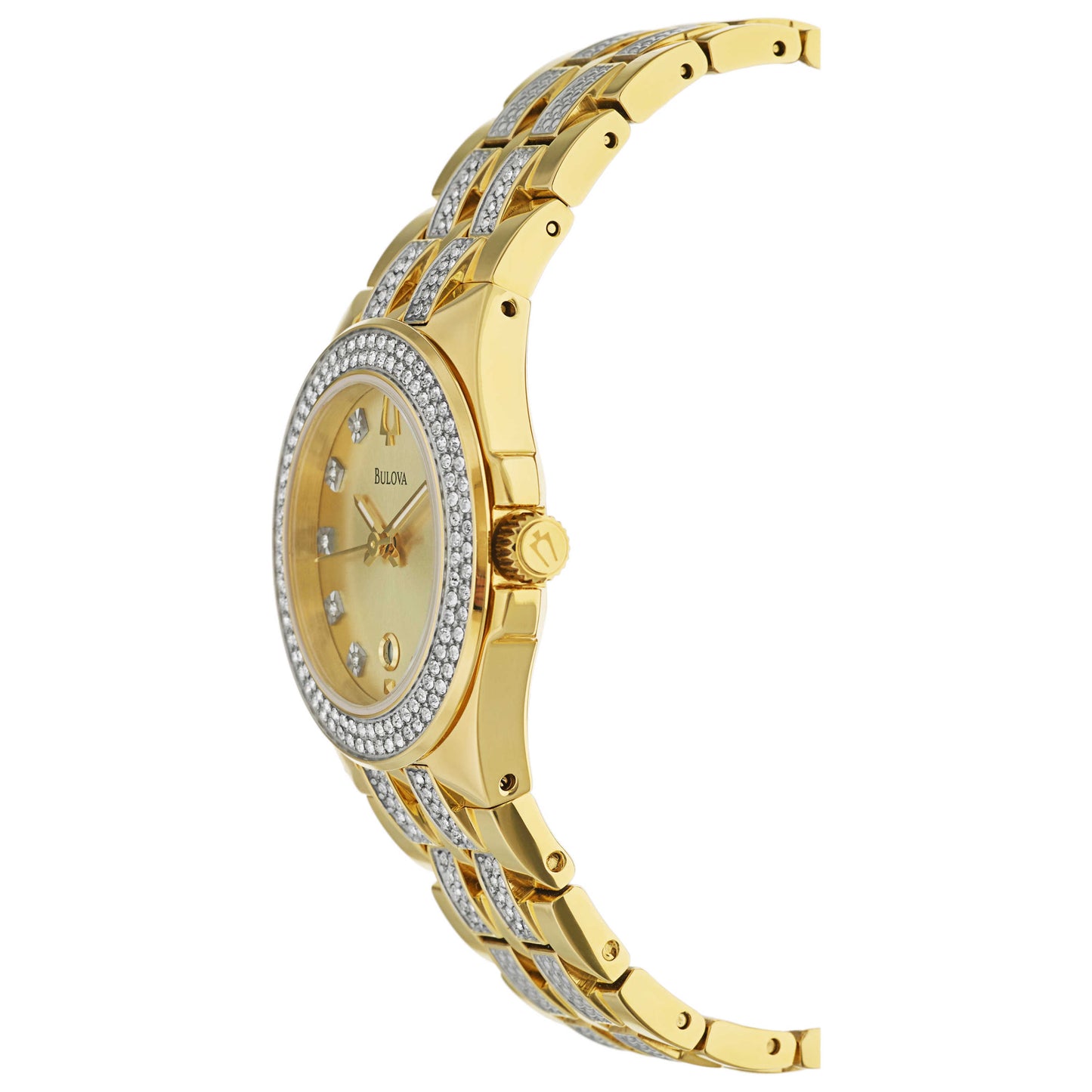 Bulova Crystal Women's Japanese Quartz (Battery-Powered) Watch 98M114 - Image #4