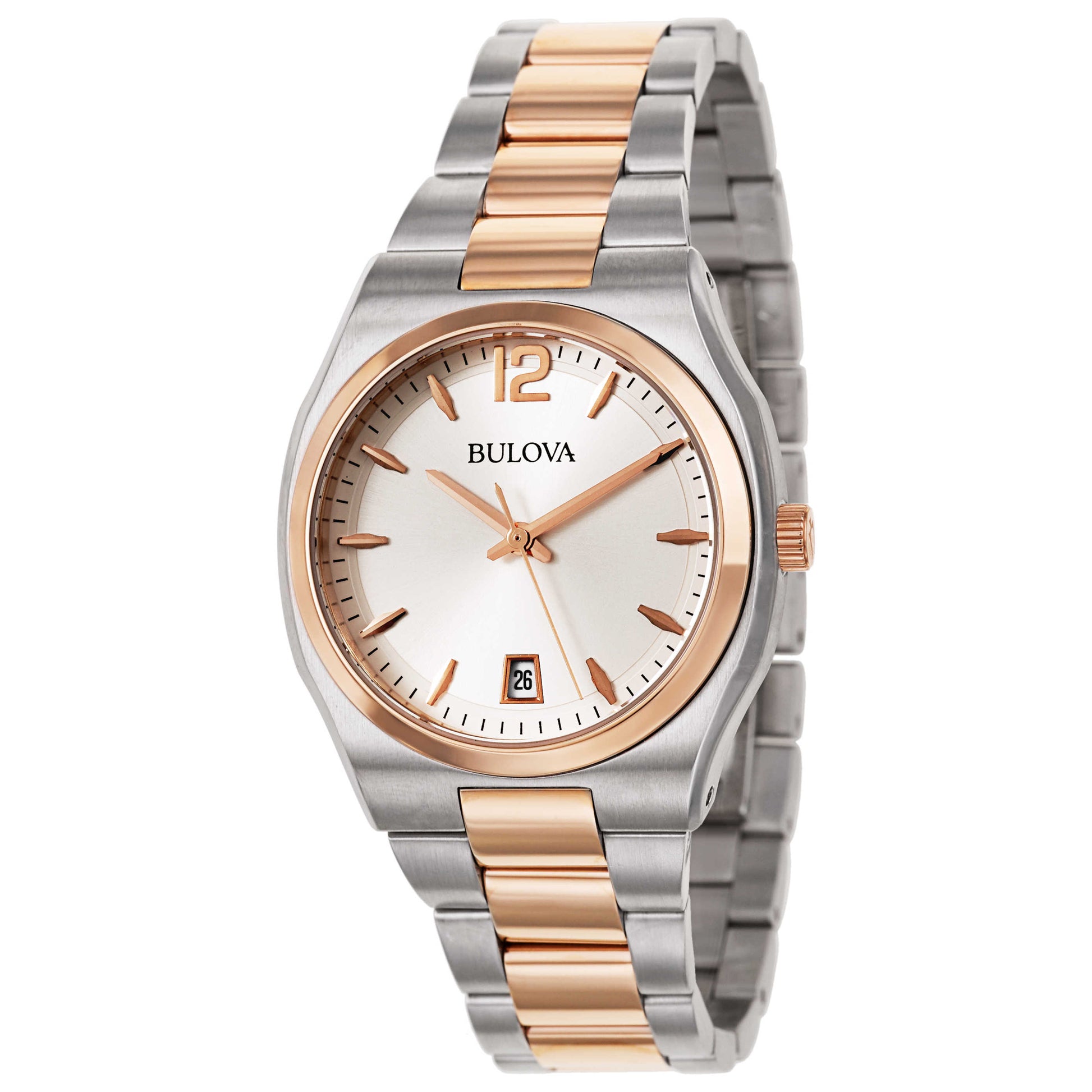 Front view of Bulova Classic Women's Japanese Quartz (Battery-Powered) Watch 98M120