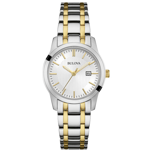 Front view of Bulova Classic Women's Quartz Watch 98M122