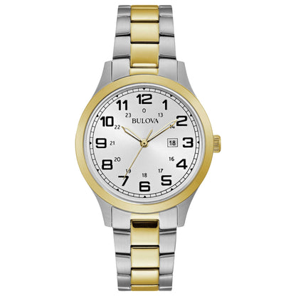Front view of Bulova Classic Women's Quartz Watch 98M128