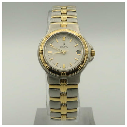 Front view of Bulova Dress Women's Quartz Watch 98M36-PO