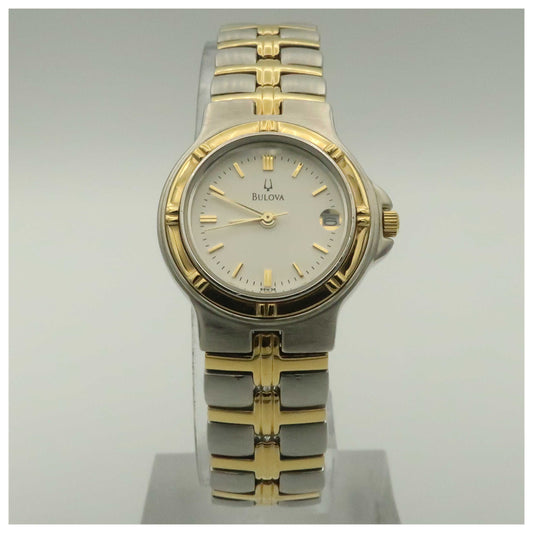 Front view of Bulova Dress Women's Quartz Watch 98M36-PO