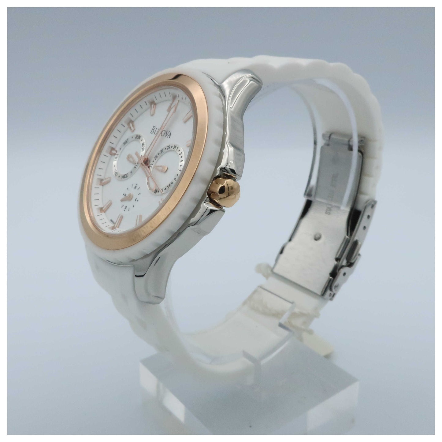 Bulova Marine Star Women's Quartz Watch 98N104-SDV - Image #4