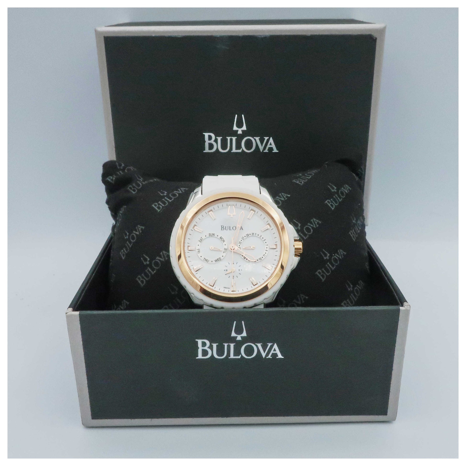 Bulova Marine Star Women's Quartz Watch 98N104-SDV - Image #6