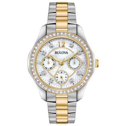 Front view of Bulova Classic Women's Quartz Watch 98N114