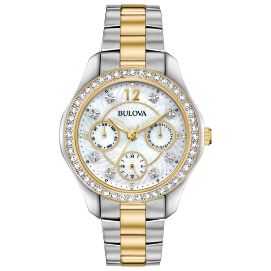 Front view of Bulova Classic Women's Quartz Watch 98N114