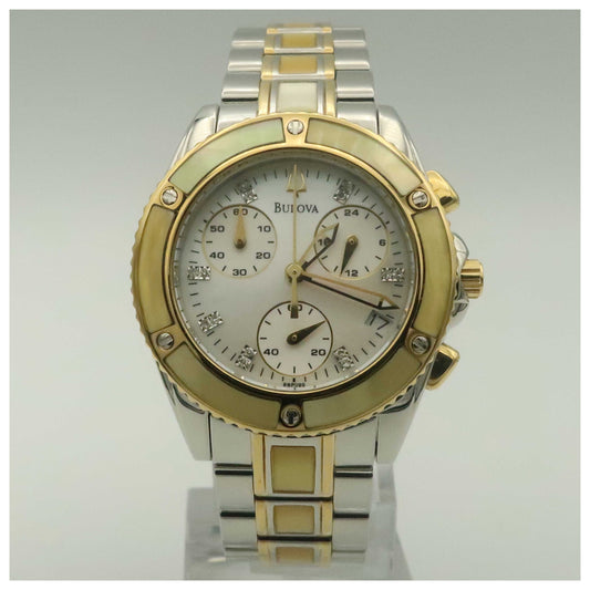 Front view of Bulova Bracelet Women's Quartz Watch 98P000-PO