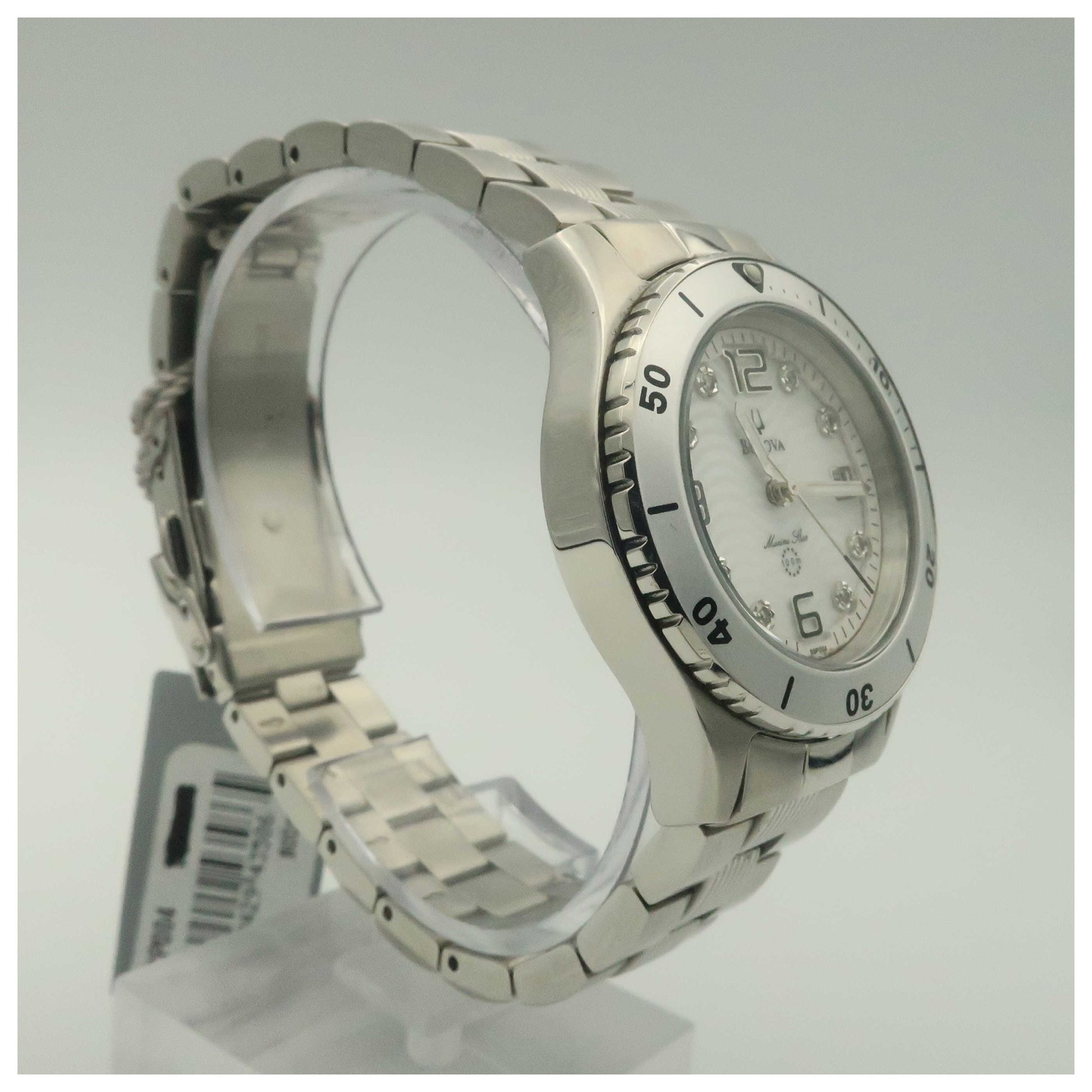 Bulova Marine Star Women's Quartz Watch 98P004-PO - Image #3