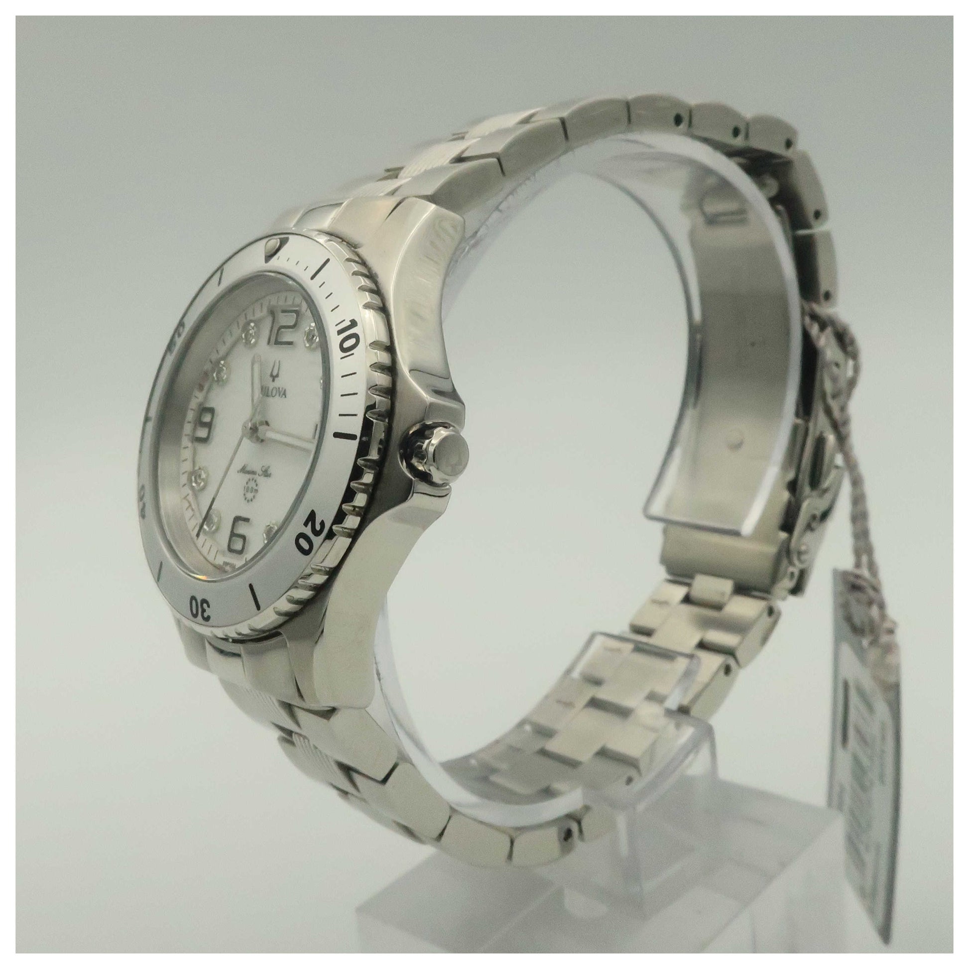 Bulova Marine Star Women's Quartz Watch 98P004-PO - Image #4