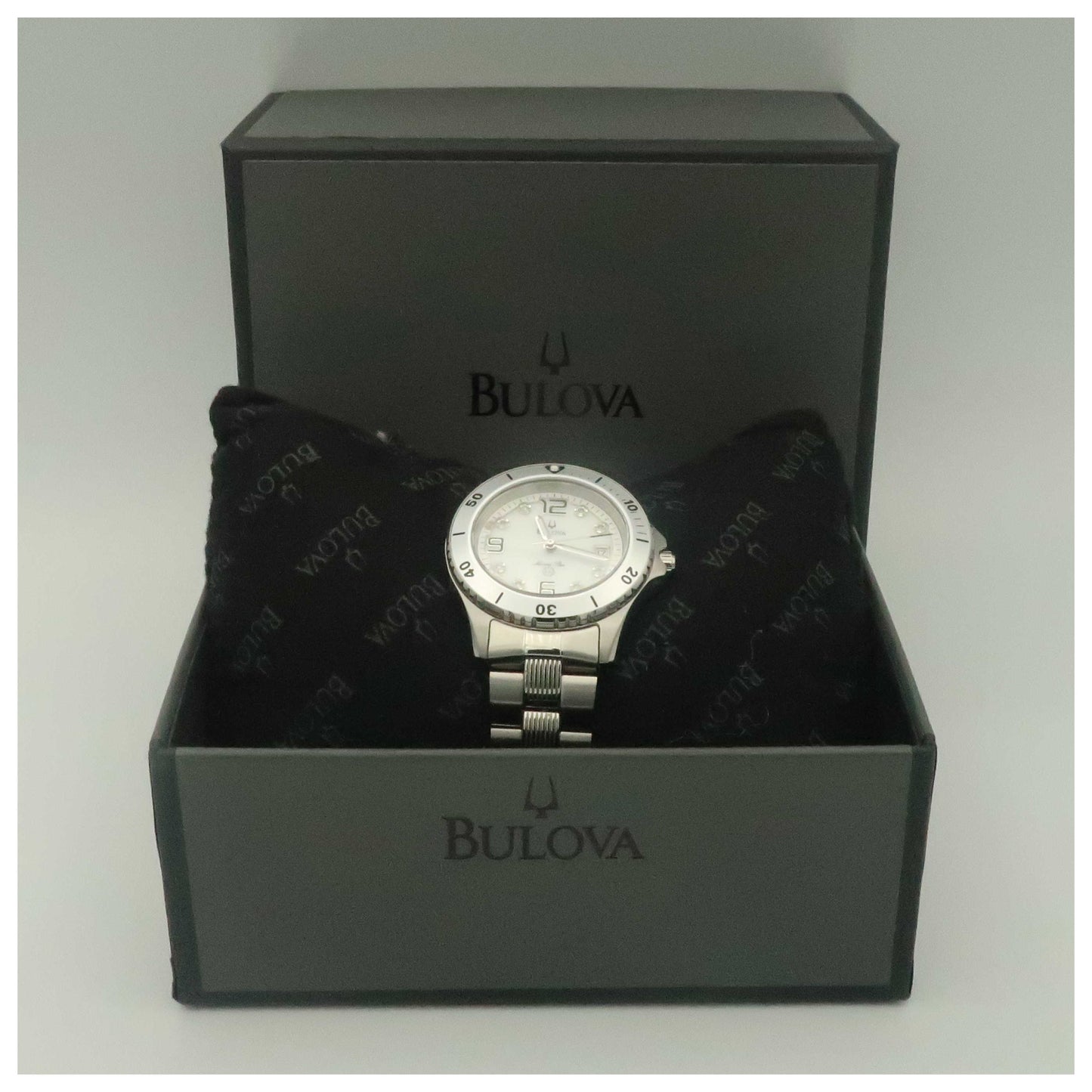 Bulova Marine Star Women's Quartz Watch 98P004-PO - Image #6