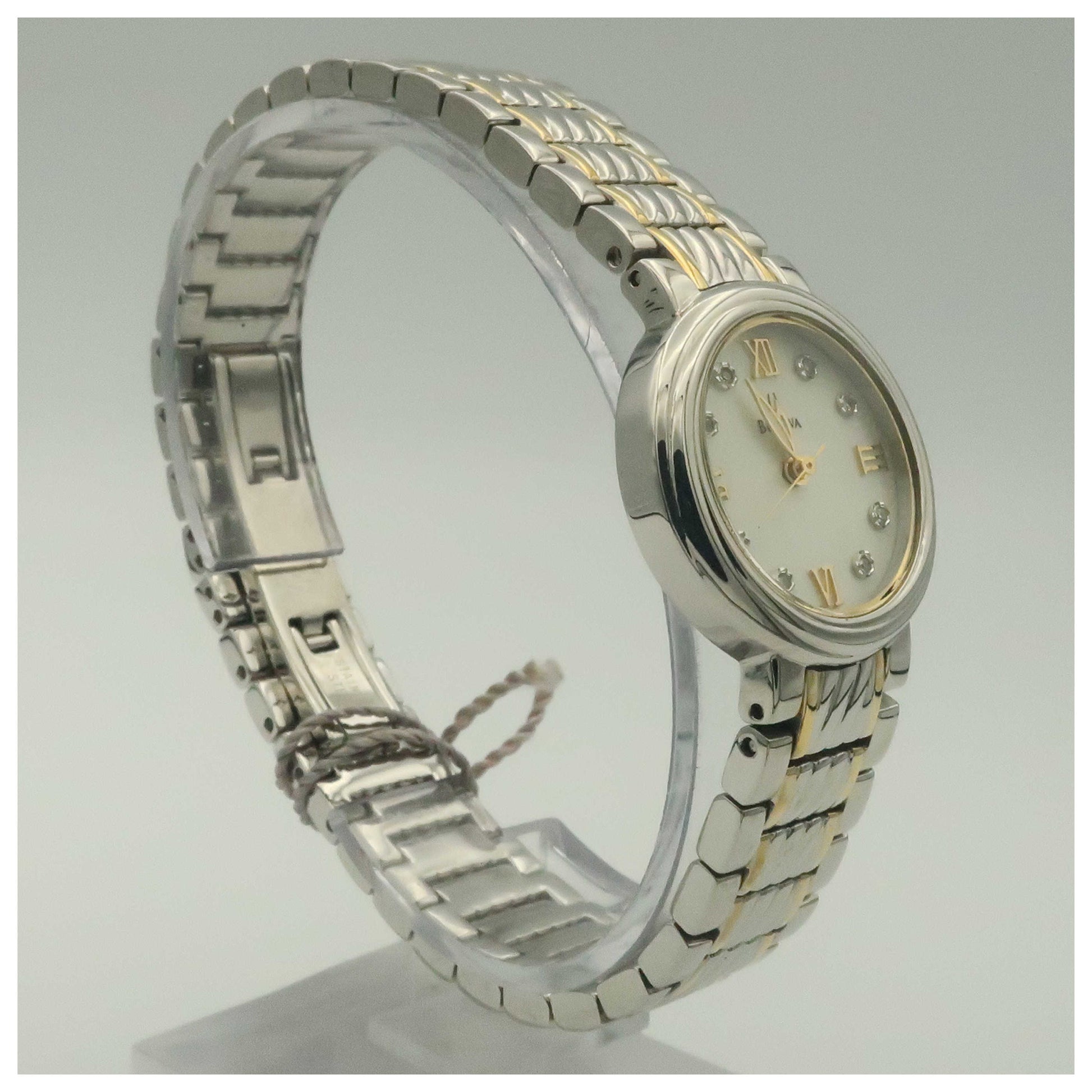 Bulova Diamonds Women's Quartz Watch 98P102-PO - Image #3