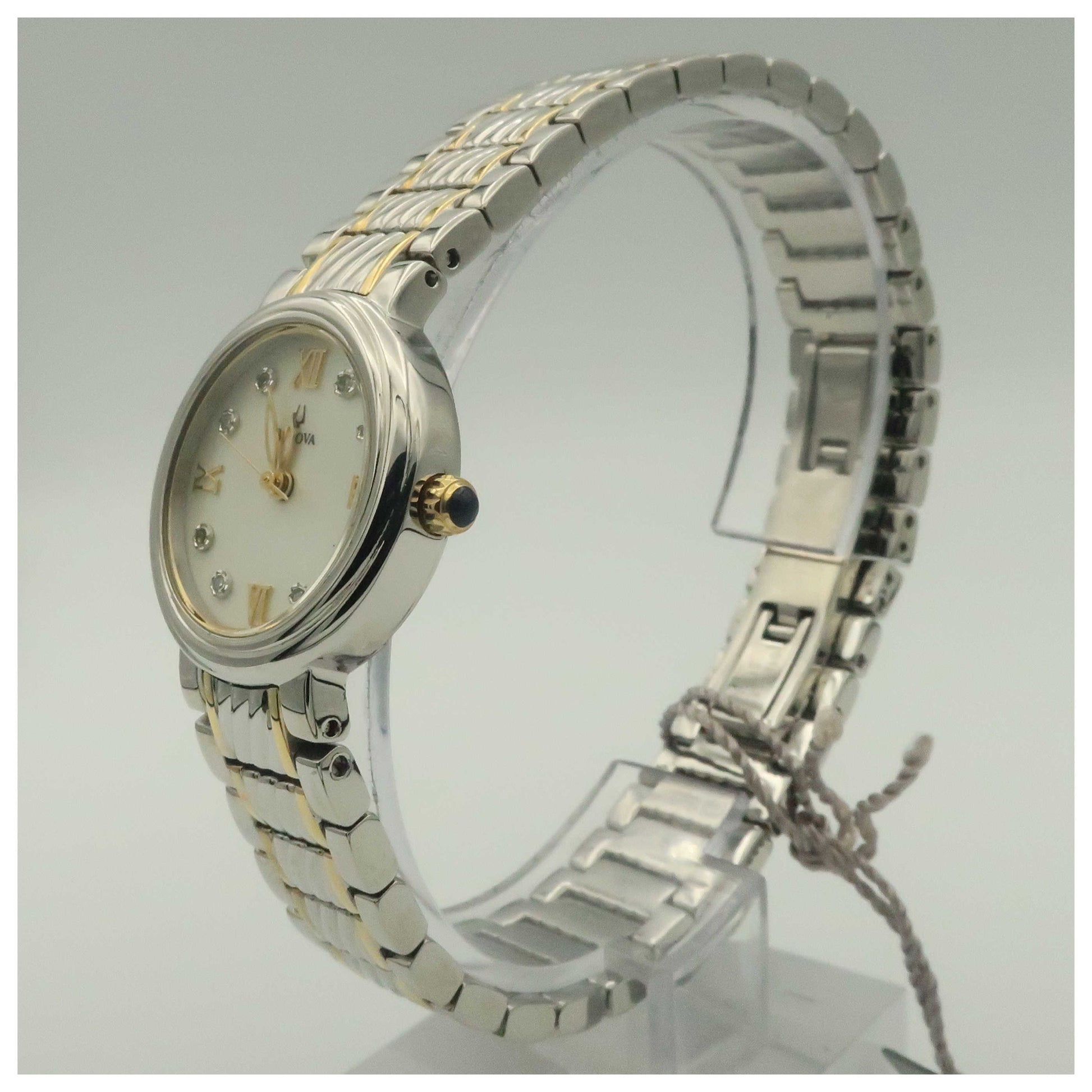 Bulova Diamonds Women's Quartz Watch 98P102-PO - Image #4