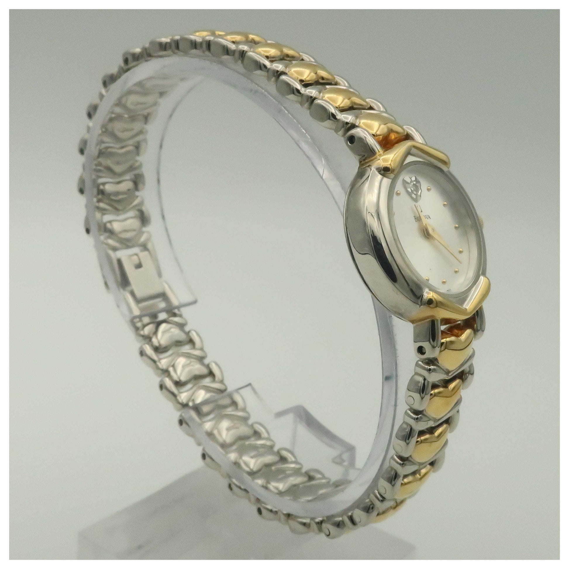 Bulova Diamonds Women's Quartz Watch 98P11-PO - Image #3