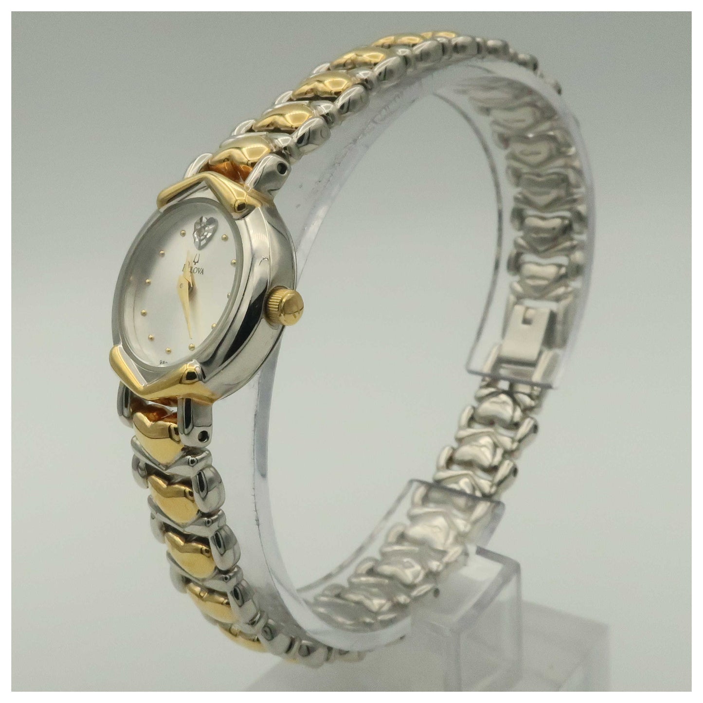 Bulova Diamonds Women's Quartz Watch 98P11-PO - Image #4