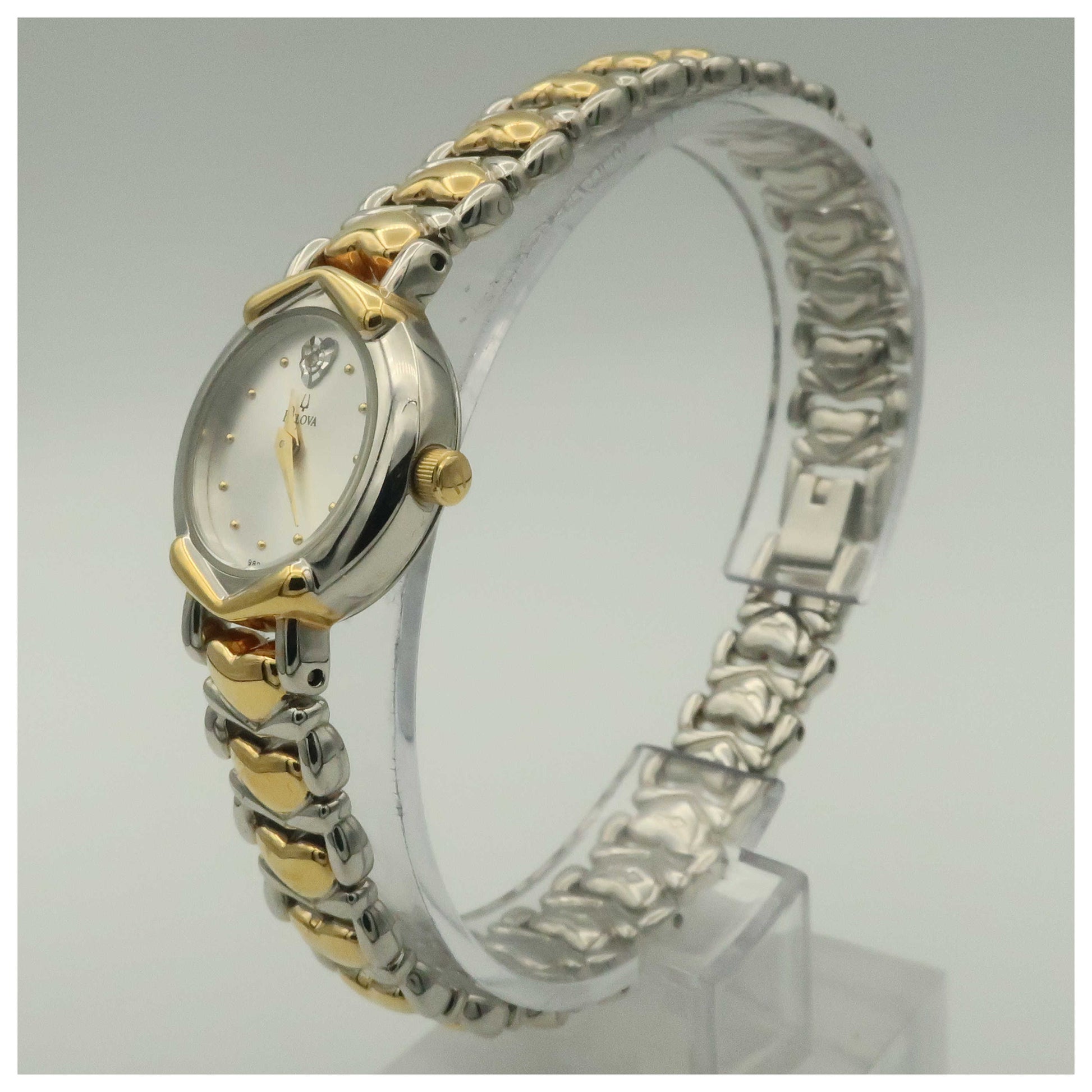 Bulova Diamonds Women's Quartz Watch 98P11-PO - Image #4