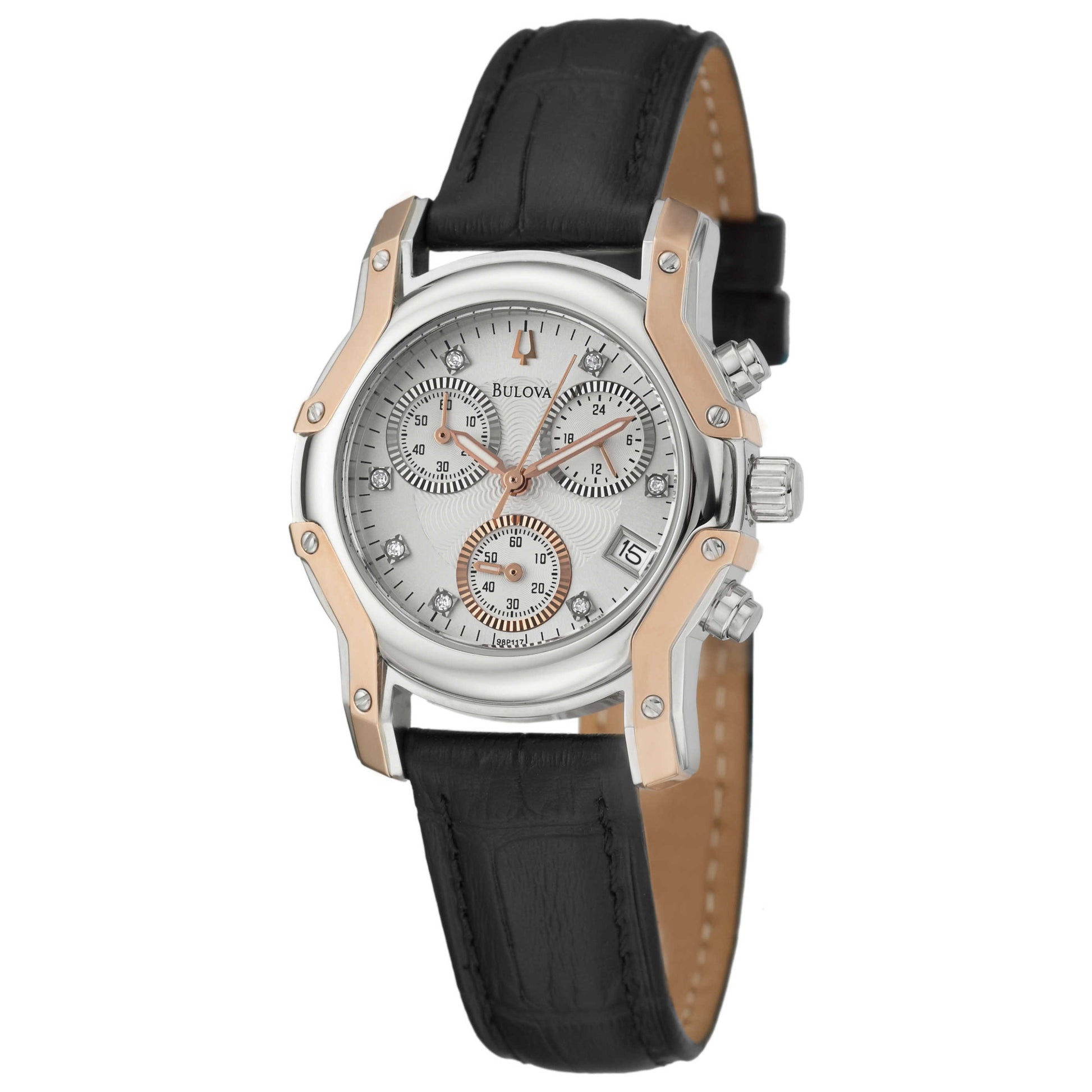 Front view of Bulova Wintermoor Women's Quartz Watch 98P117