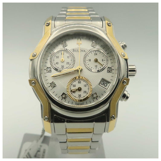 Front view of Bulova Wintermoor Women's Quartz Watch 98P120-PO