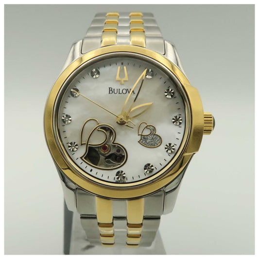 Front view of Bulova BVA Series Women's Automatic Watch 98P123-PO