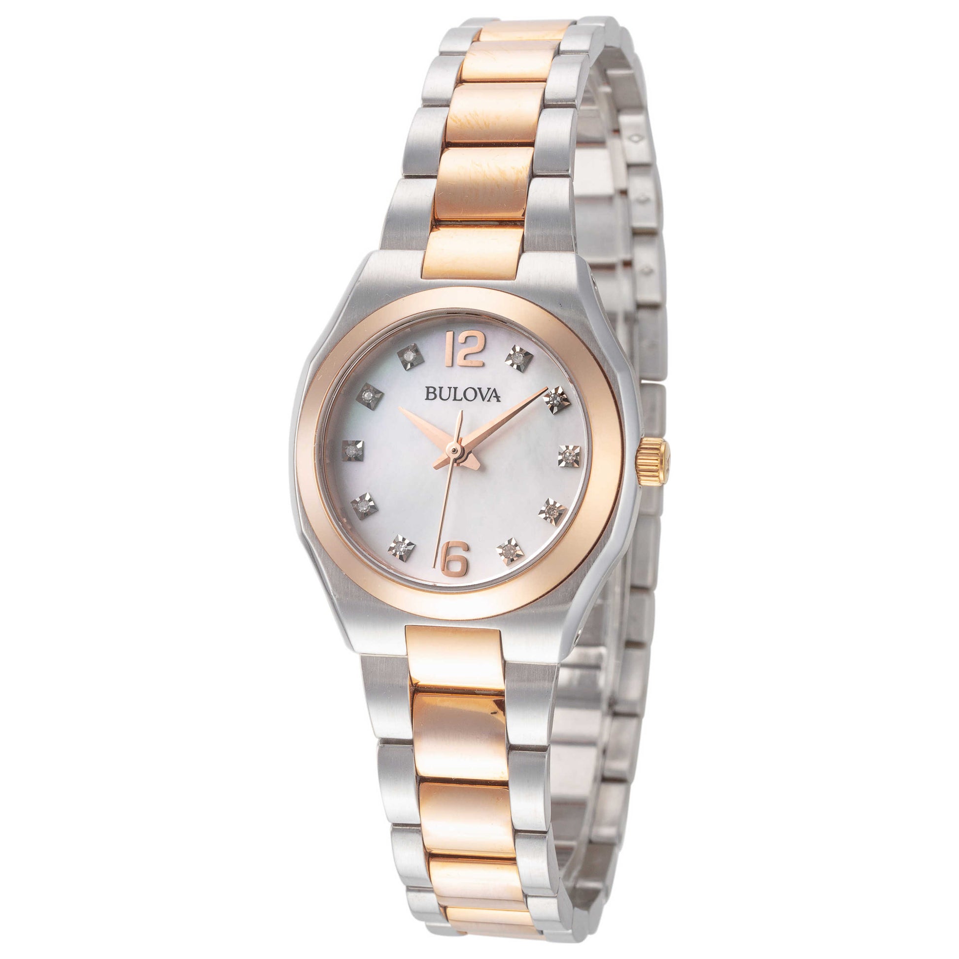 Front view of Bulova Gallery Women's Quartz Watch 98P143