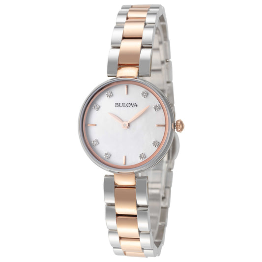 Front view of Bulova Classic Women's Quartz Watch 98P147