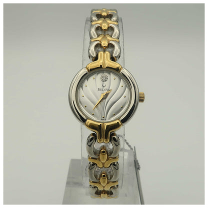 Front view of Bulova Dress Women's Quartz Watch 98P15-PO