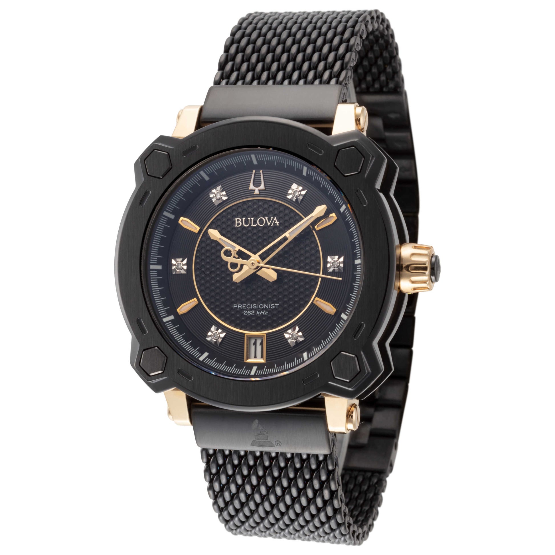 Front view of Bulova Precisionist Women's Quartz Watch 98P173