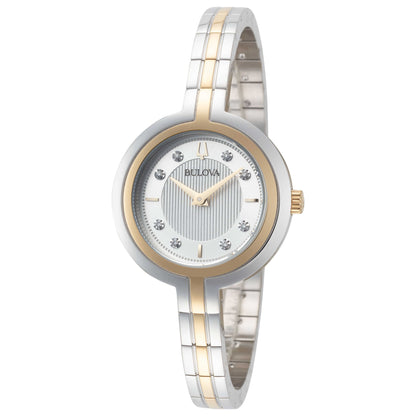Front view of Bulova Rhapsody Women's Quartz Watch 98P193