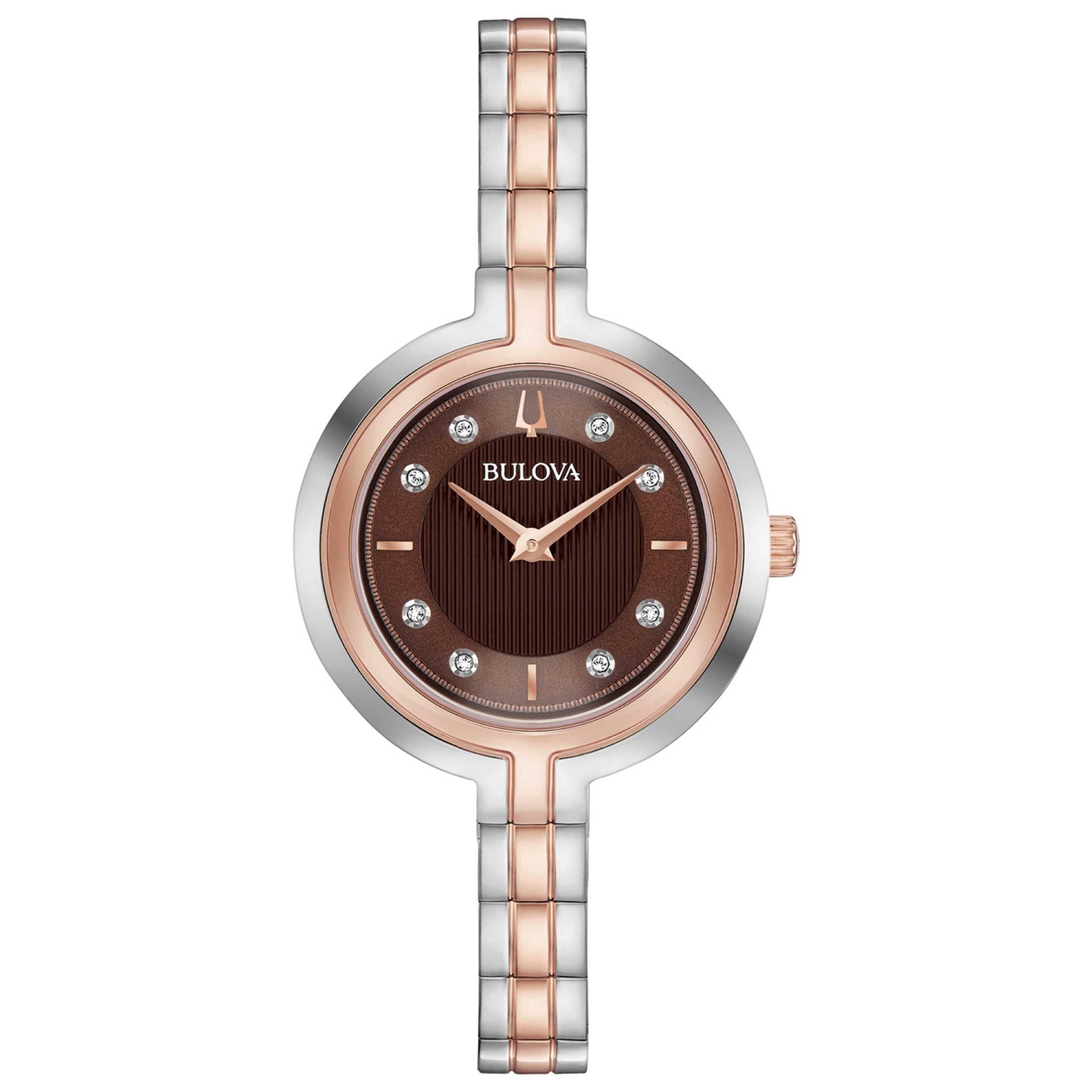 Front view of Bulova Rhapsody Women's Quartz Watch 98P194