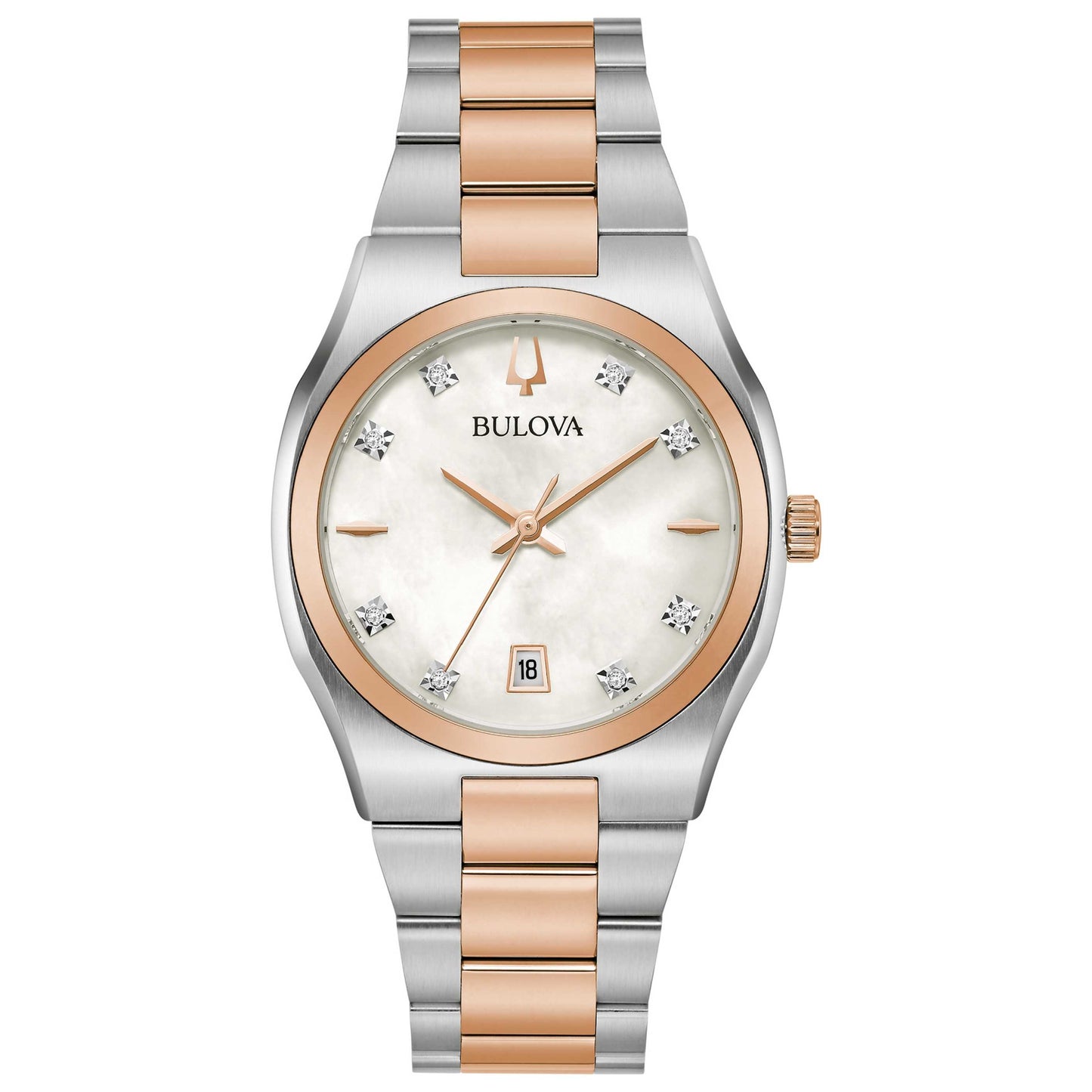 Front view of Bulova Classic Women's Quartz Watch 98P199