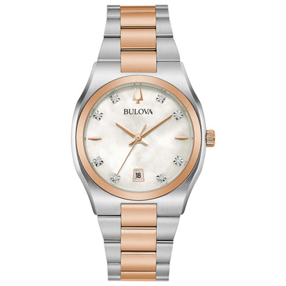 Front view of Bulova Classic Women's Quartz Watch 98P199