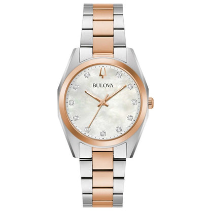 Front view of Bulova Surveyor Women's Quartz Watch 98P207