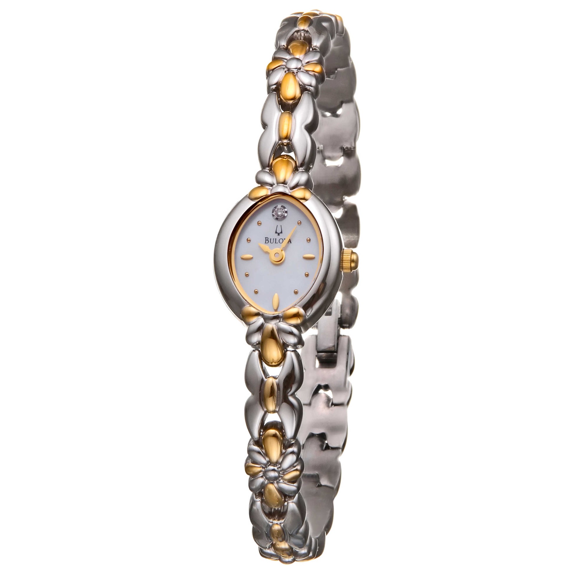 Front view of Bulova Diamonds Women's Quartz Watch 98P38