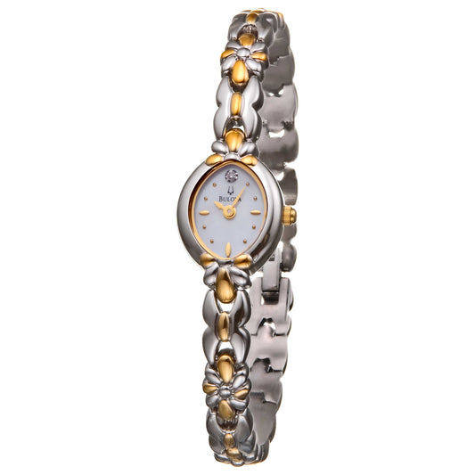 Front view of Bulova Diamonds Women's Quartz Watch 98P38
