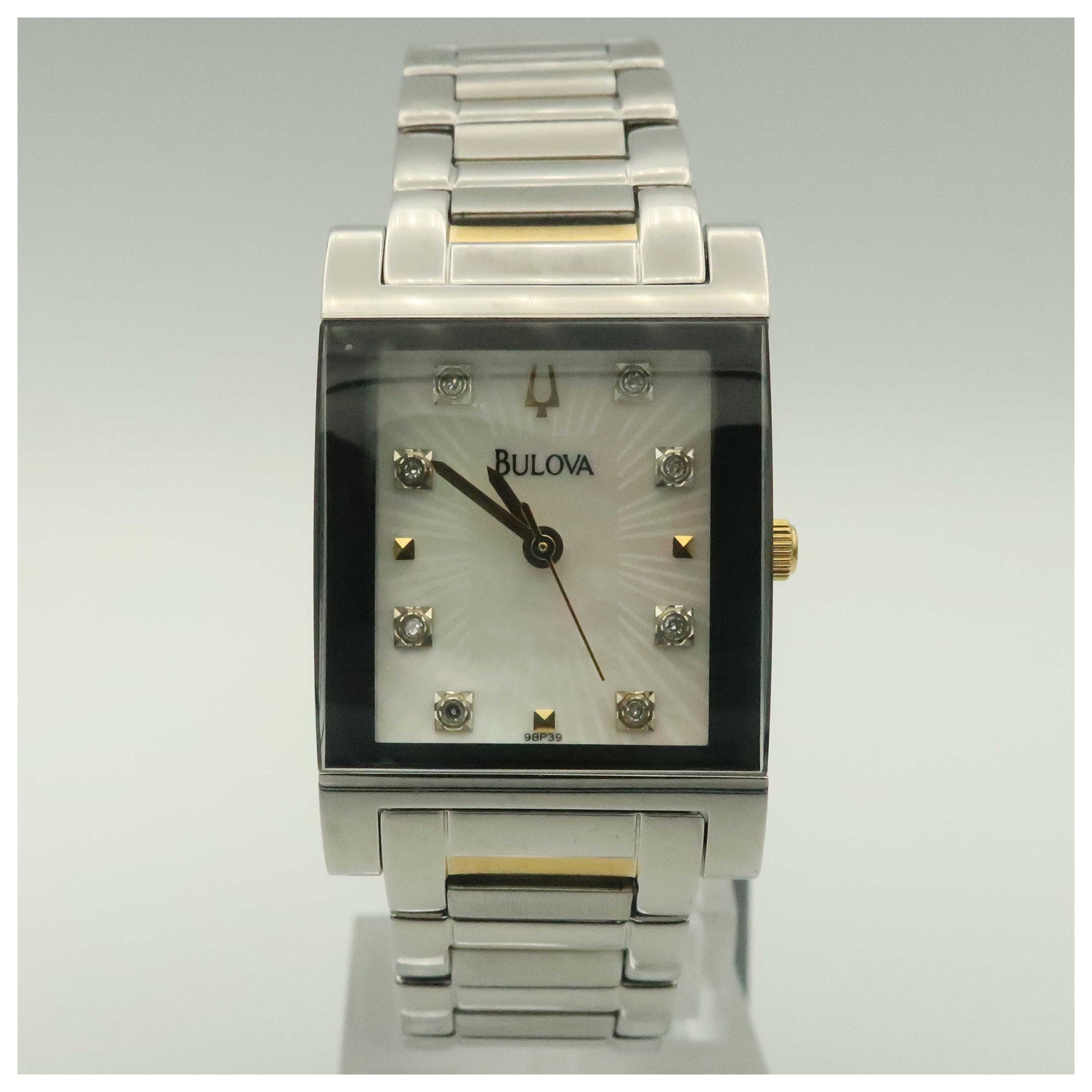 Front view of Bulova Bracelet Women's Quartz Watch 98P39-PO