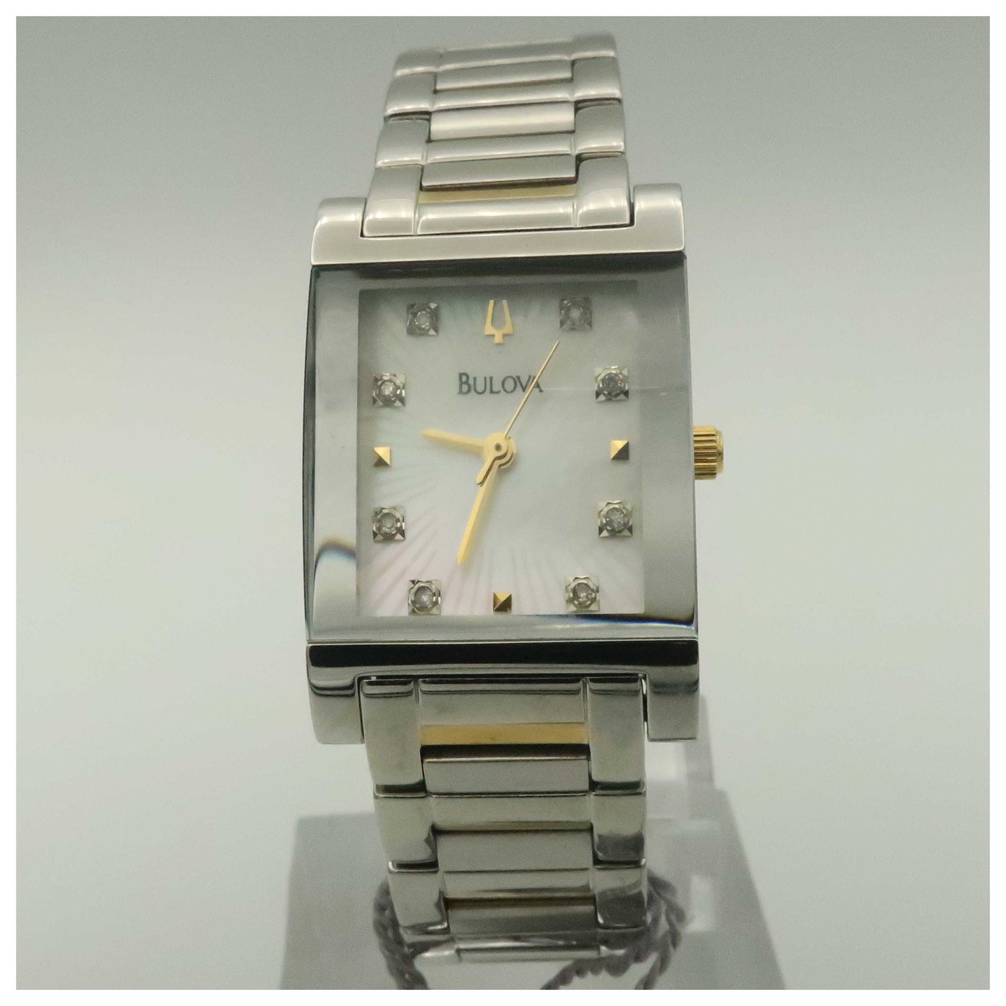 Front view of Bulova Bracelet Women's Quartz Watch 98P39-SDV