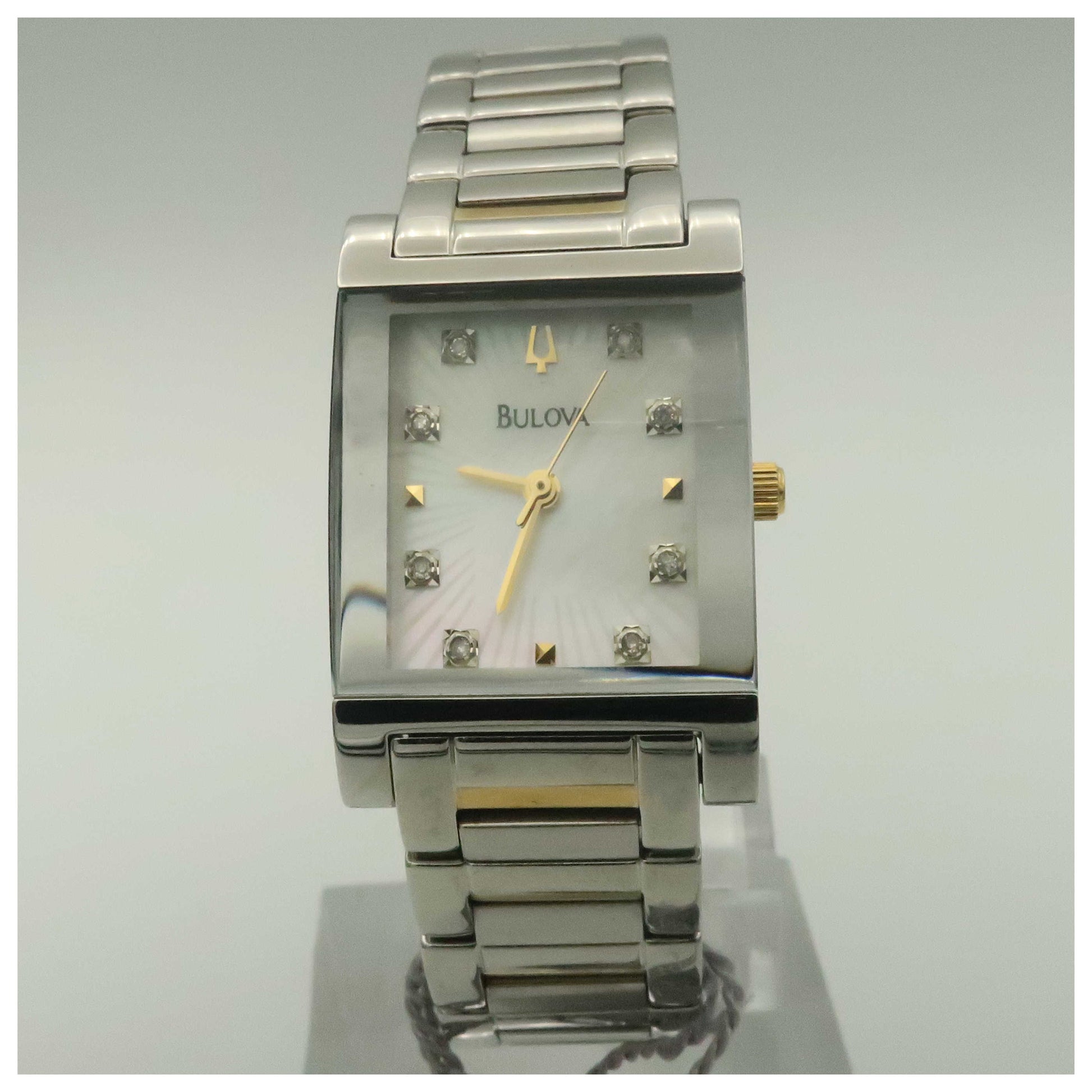 Front view of Bulova Bracelet Women's Quartz Watch 98P39-SDV