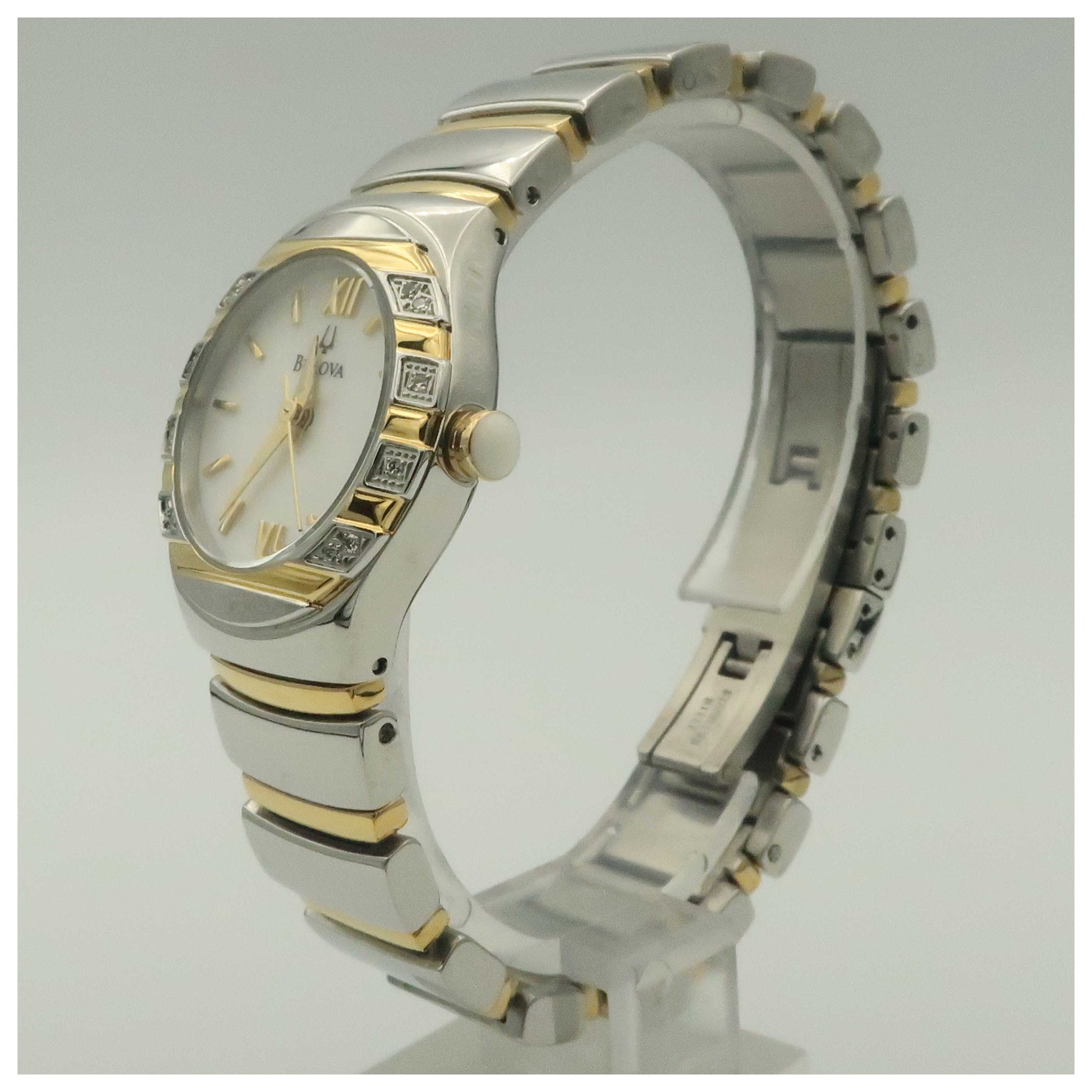 Bulova Diamonds Women's Quartz Watch 98R000-PO - Image #4